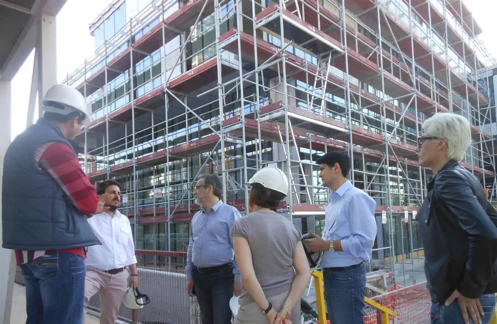 The construction works in the Turkish Contructors  Association  HQ building’ s site are proceeding, as we witnessed in our last site visit.