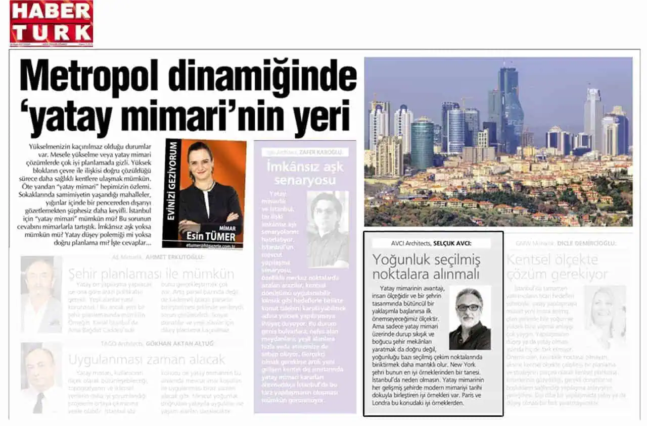 SELÇUK AVCI’S IMPRESSIONS RELEASED ON HABERTURK NEWSPAPER…